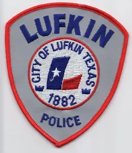 Lufkin, Texas Police Department Shoulder Patch VINTAGE! Free Shipping in USA - Picture 1 of 1