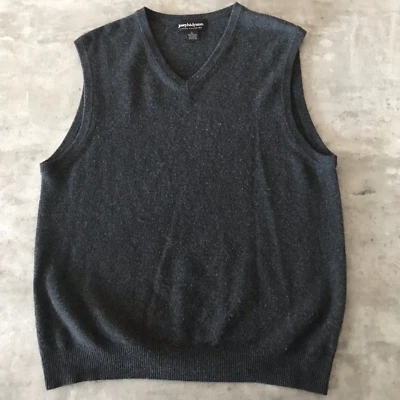 Cashmere Sweater Vest Mens Large Pullover Academia Preppy Golf Joseph & Lyman Foto 1 de 4