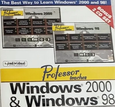 Professor Teaches Windows 2000 & Windows 98 PC - Image 1 of 2