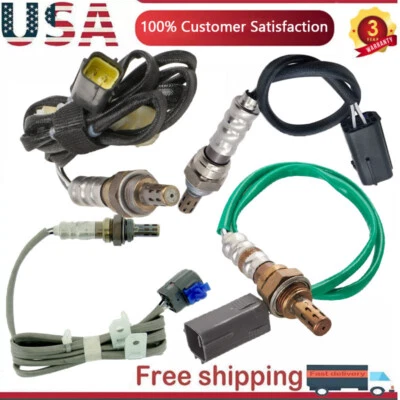 Juego de 4 sensores de oxígeno para Mazda 6 3,0 L V6 2006 2007 2008 aguas arriba + aguas abajo Foto 1 de 4