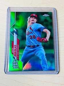 2020 Miles Mikolas Topps Chrome #180 rifrattore verde 74/99 - St. Louis Cardinals - Foto 1 di 2