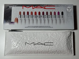 MAC Lips By The Dozen Mini Powder Kiss Lipstick X 12 New in Box - Picture 1 of 1