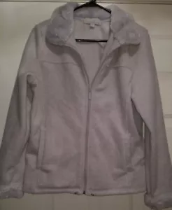Carolyn Taylor Womens Jacket Coat Size M Medium Gray Fleece - Picture 1 of 3