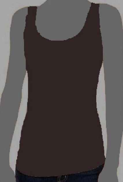 $95 Majestic Paris Women's Gray Sleeveless Scoop Neck Tank Top Size 5 - Image 1 of 1
