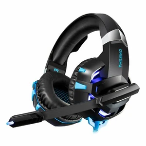 Computer Pro Video Gaming Console Headset PC Game Headphones Mic For Xbox For PS - Picture 1 of 11