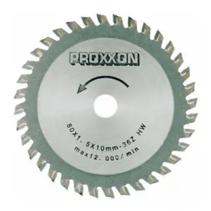 Proxxon 28732 KS230 TCT Sägeblatt - 80mm x 1.6mm x 10mm 36T - 702068 - Bild 1 von 1