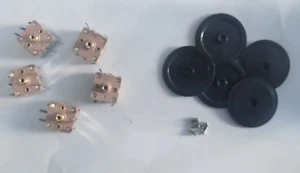 5 Stück Duplex 443DF AM/FM 70+140P 2,1 mm Loch Welle Radio variabler Kondensatorregler - Bild 1 von 5