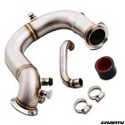 STAINLESS STEEL EXHAUST DPF EGR DOWN PIPE FOR VW GOLF GTD MK7 1.6 2.0 AUDI A3