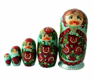 Muñecas Rusas Muñeca Gigante Matrioshka Rusa Pintada A Mano Por Orlova - Imagen 1 de 1