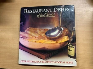 1983 "PLATOS DE RESTAURANTE DEL MUNDO" MÁS DE 200 RECETAS LIBRO TAPA DURA (P5) - Imagen 1 de 16