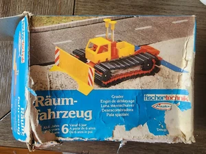 FischerTechnik Räum-Fahrzeug Grader Building Set Germany 30449 [MISSING PIECES] - Picture 1 of 3