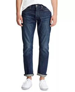 Polo Ralph Lauren Varick jeans slim dritti Morris scuro tg.36x34 nuovo senza etichette - Foto 1 di 11