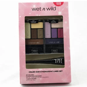 Wet n Wild  2  Eyeshadow Palettes + Eyeliner - Holiday Gift Set - Eye Make-up - Picture 1 of 3