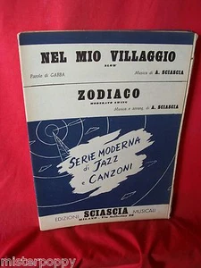 ARMANDO SCIASCIA in my village + zodiac 1951 JAZZ scores - Picture 1 of 1