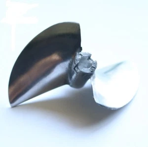 Aluminum Propeller Prop DIA=6.35*12mm Drive Shaft For 26CC Gas Engine RC Boat - Picture 1 of 2