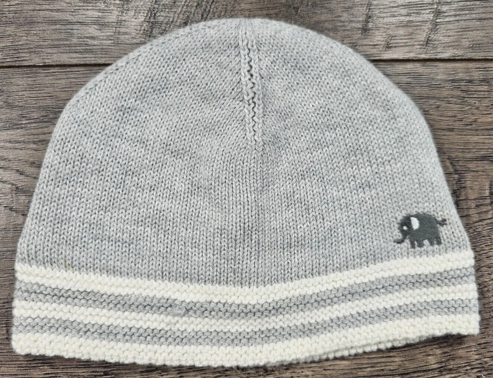Bebé Niño Gymboree 3-6 Meses Animal Amigos Gris Elefante Gorra Sombrero Foto 1 de 3