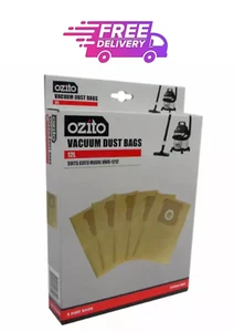 Ozito Wet and Dry Vacuum 12L Replacement Dust Bags VWD-1212 - 5 Per Pack - Picture 1 of 2