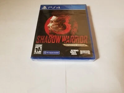 Shadow Warrior 3 Definitive Edition - PlayStation 4 PS4 new - Image 1 of 2