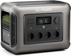 ALLPOWERS 1500W Power Station Portátil, 1152Wh LiFePO4 Batería para Camping - Imagen 1 de 9