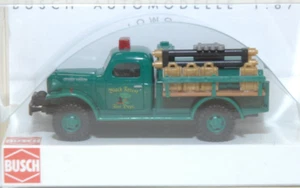Busch 44012 Dodge Power Wagon Vigili Del Fuoco Foresta Nera HO 1:87 NUOVO - Foto 1 di 2