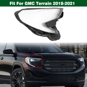Right Headlight Clear Lens Cover Lampshade Housing For GMC Terrain 2018-2021 - Imagen 1 de 10