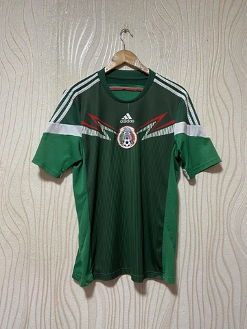MEXICO 2014 2015 HOME FOOTBALL SHIRT SOCCER JERSEY ADIDAS G86985 sz M MEN GREEN Cover