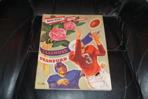 1952 ROSE BOWL PROGRAMMA ILLINOIS VS STANFORD QUASI NUOVO BELLISSIMO - Foto 1 di 3