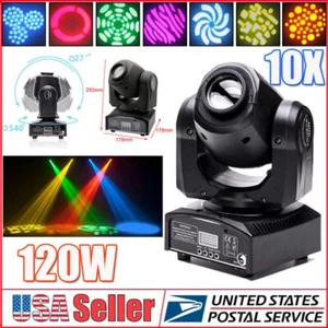 1-10X 120W LED Moving Head Light RGBW Beam Stage Spot Lighting DJ Disco Show DMX - Picture 1 of 17
