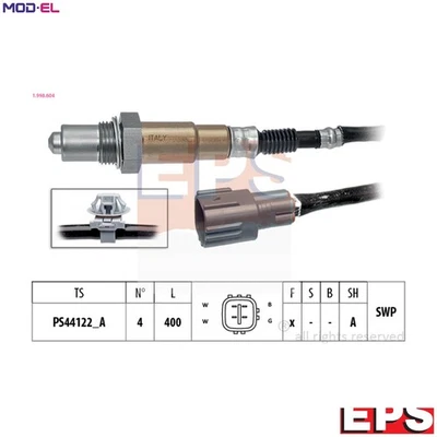 LAMBDA SENSOR 1.998.604 FOR MAZDA P5XC/P5XB 1.5L PE-VPS/PEXB/PEXT 2.0L 4cyl CX-3 - Image 1 of 4