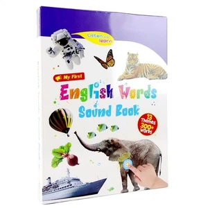 Learning Talking Book, English Interactive Audio Books Toy for Toddler - Picture 1 of 12