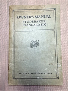 1926 Studebaker Standard Six Owners Manual - Bild 1 von 4