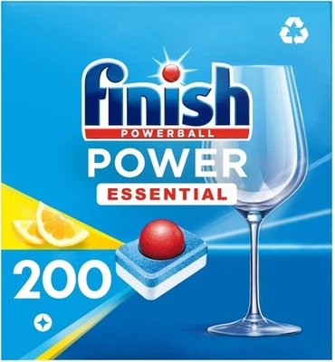 Finish Powerball All-in-one Deep Clean Dishwasher Tablets, Lemon Sparkle, 200 - Image 1 of 4