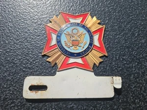 De colección VFW VETERANOS DE GUERRAS EXTRANJERAS MATRÍCULA ETIQUETA TOPPER COBRE SEGUNDA GUERRA MUNDIAL? - Imagen 1 de 5
