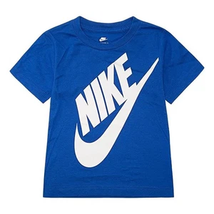 Nike Little Boys Jumbo Futura Short Sleeves T-shirt Game Royal Size 4 - Picture 1 of 1
