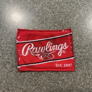 Rare écusson vintage en tissu de baseball Rawlings logo à coudre unique brodé - Photo 1/4