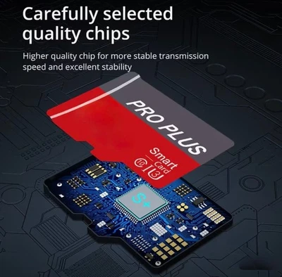 Pro Plus- Micro High Speed SD/TF Card - 32GB Carded Memory Card Adapter Set - Image 1 of 4