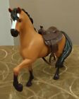 Vintage Toy Horse (1320ELT01) Breyer Brown Leather Like Saddle 7"H Trotting Pony