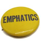 Emphatics Pin Button Vintage