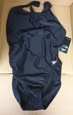 Speedo Women's Swimsuit One Piece Anthracite Prolt Super Pro Adult Size 10/36 - Image 1 of 4