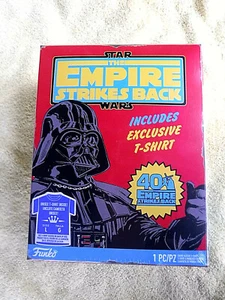 ¡NUEVO/SELLADO NUEVO EN CAJA! STAR WARS EMPIRE STRIKES BACK FUNKO TALLA. LG. CAMISETA DARTH VADER! - Imagen 1 de 9