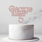 Personalised Acrylic Cake Topper Happy Birthday Name Any Age Party Celebrations