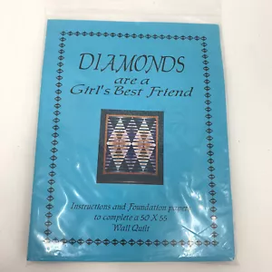 Diamonds Are A Girls Best Friend Foundation Papier Quilt Muster Joyce Snyder - Bild 1 von 2