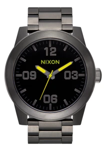 Nixon Corporal Stainless Steel Gunmetal Men's Watch A346-5002 - Picture 1 of 1