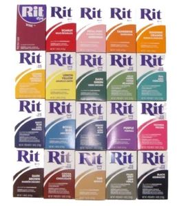 Rit fabric Dye- powder concentrate dye- great colours - Picture 1 of 29
