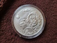 Albert Einstein 2022 Niue 1 oz .999 Silver Icons of Inspiration BU Coin Round