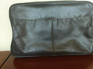 Brown leather portfolio type briefcase; excellent condition - Picture 1 of 1