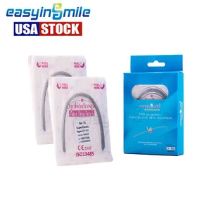 NiTi Orthodontic Arch Wires Super Elastic Dental Use Upper Lower 200 Wires - Picture 1 of 15