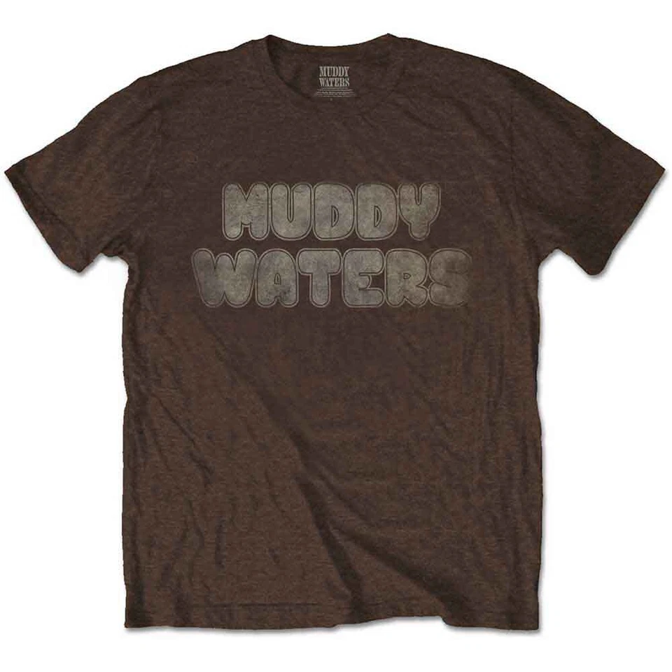 Camiseta Muddy Waters Electric Mud Vintage Marrón Nueva Foto 1 de 1