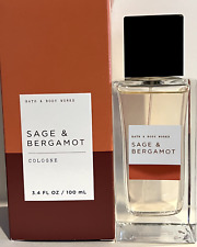 Bath and Body Works Men's Collection Sage & Bergamot Cologne Spray 3.4 oz NIB