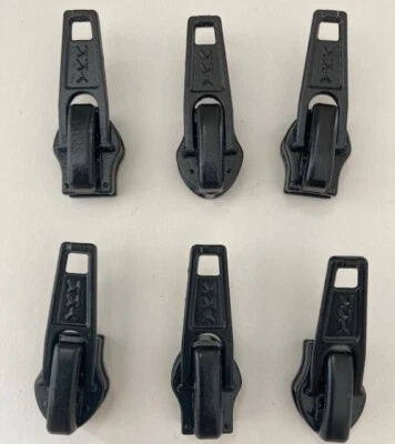 Zipper Sliders Pullers Replacements Puller Nylon size#5 and #8 Black YKK